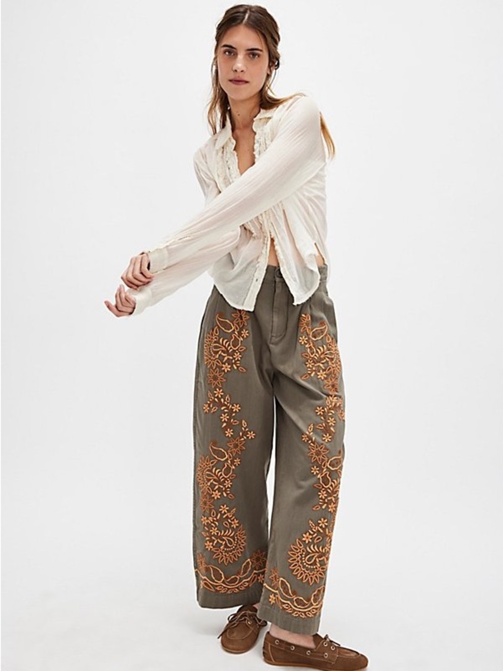 ✨ Free People Marrakesh Embroidered Pants ✨
